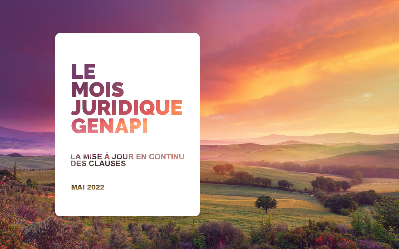 Mois Juridique Genapi - Mai 2022